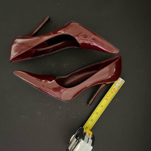 Aldo patent leather heels I Color: burgundy I Size:  39 (8.5) - Picture 6 of 7